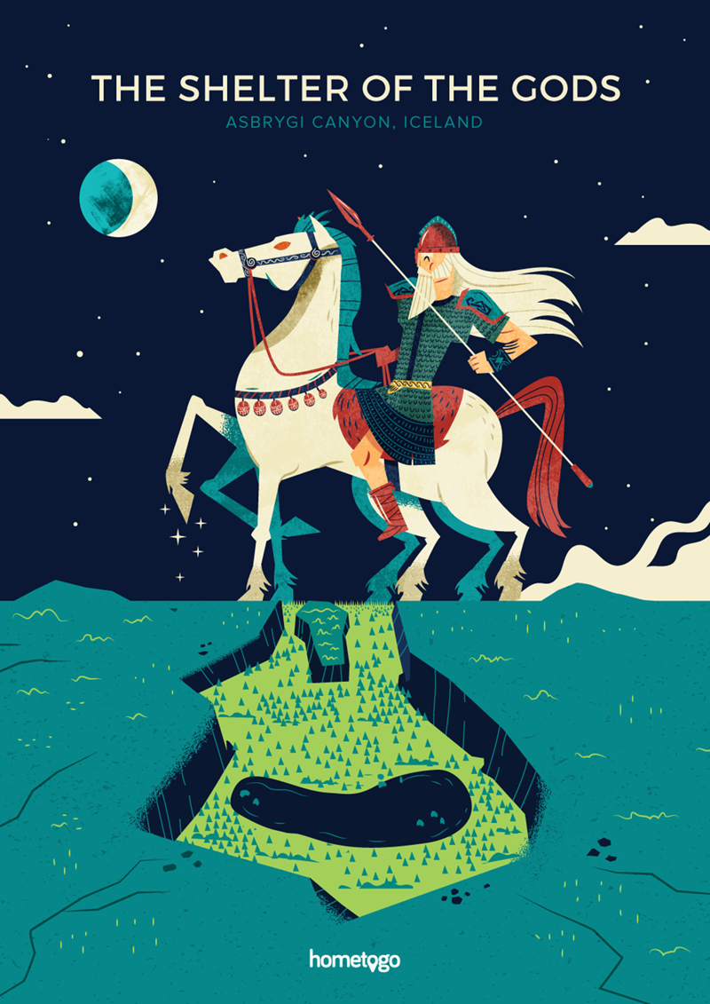 iceland legends Stories dragon maori illustrations posters