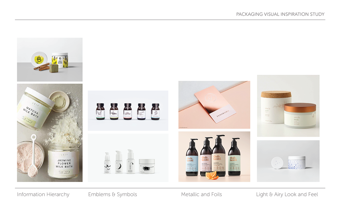 Adobe Portfolio Packaging graphic design  branding  skincare luxury