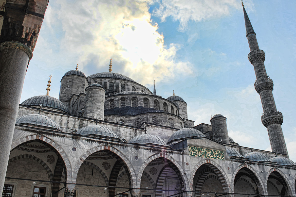 Turkey mosque blue sofia