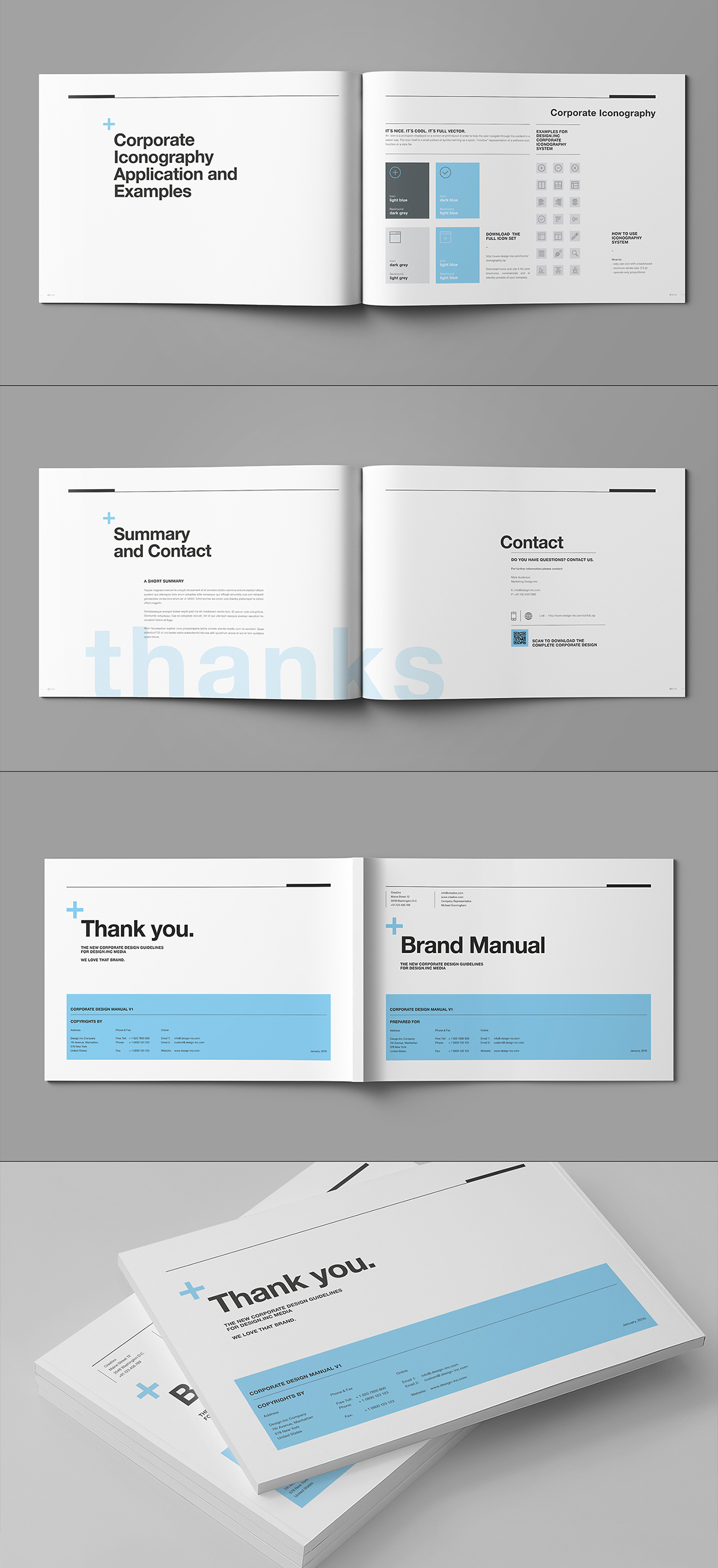 a4 brand brand guide brand manual Manual Guides brandbook colors corporate identity egotype Guide guidelines horizontal Landscape