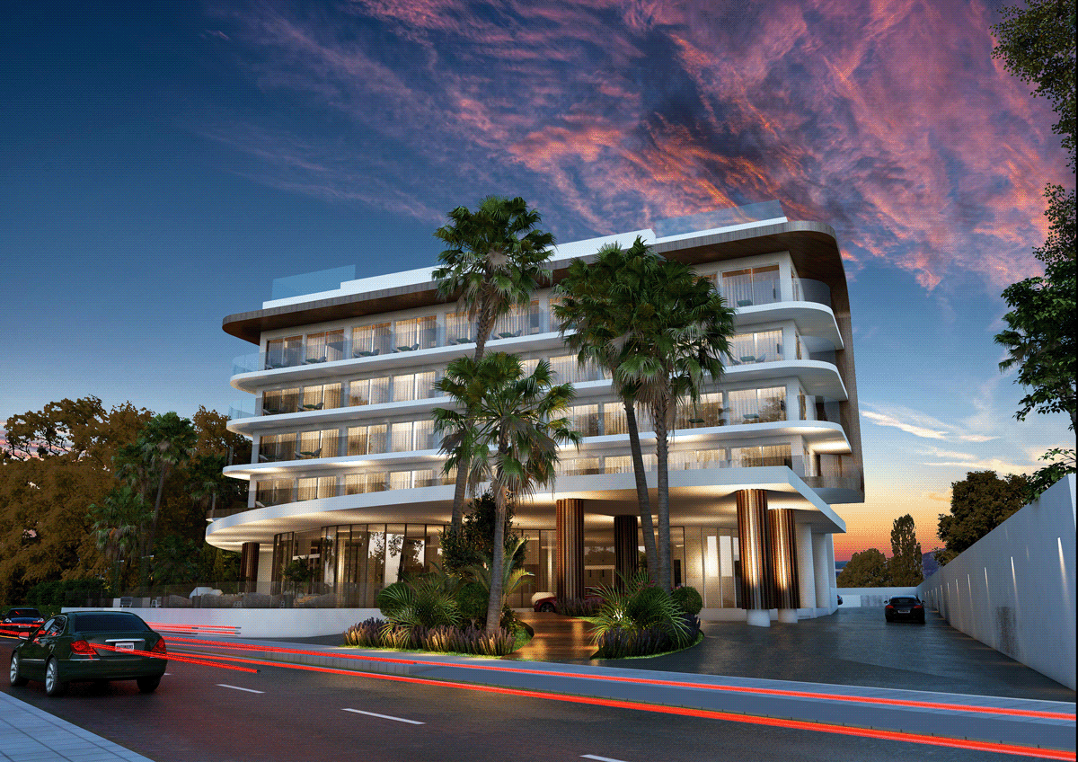 Architects Cyprus architecture Civil Engineers Contemporary Building hotel design M+N Mita Modern Hotel