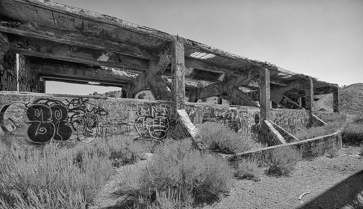ruins Mining old west nevada ghost towns