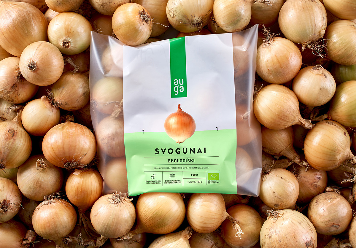 Packaging Food  organic minimal vegetables lithuania