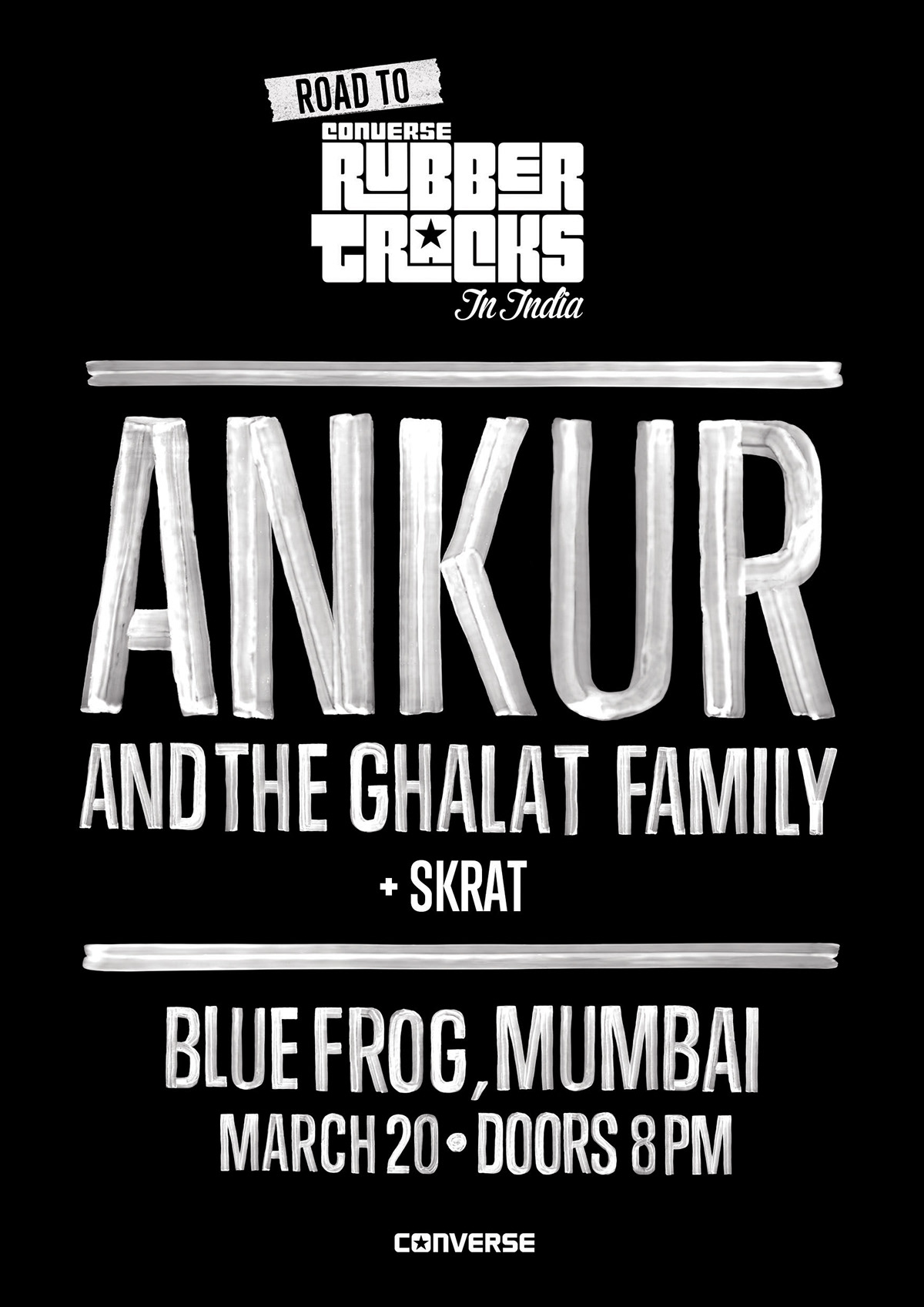 converse road to rubber tracks Supersonics zero swarathma ankur tewari undying inc band hunt contest concert junkyard groove NH7 nh7.in
