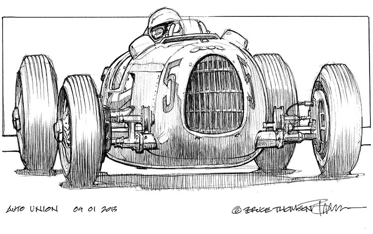 sketches  ferrari  bentley  Mercedes  jaguar