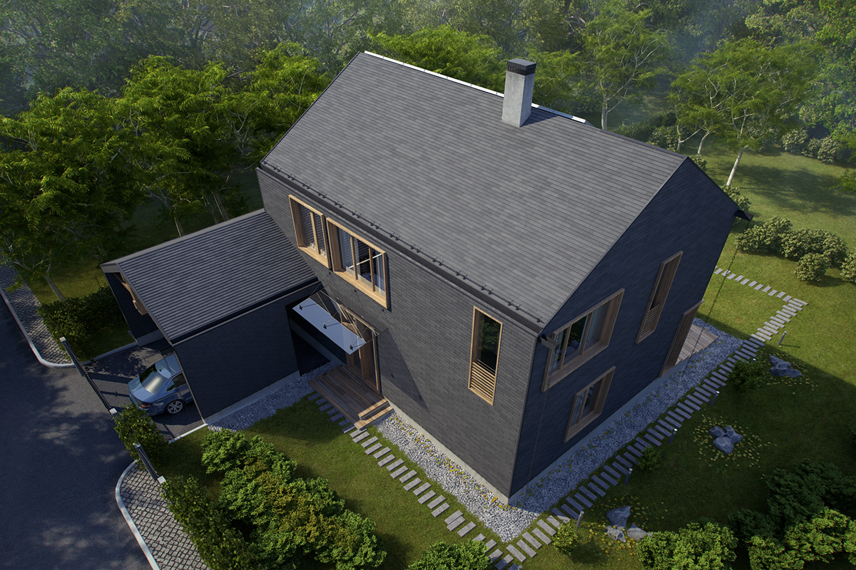 house vray 3d max