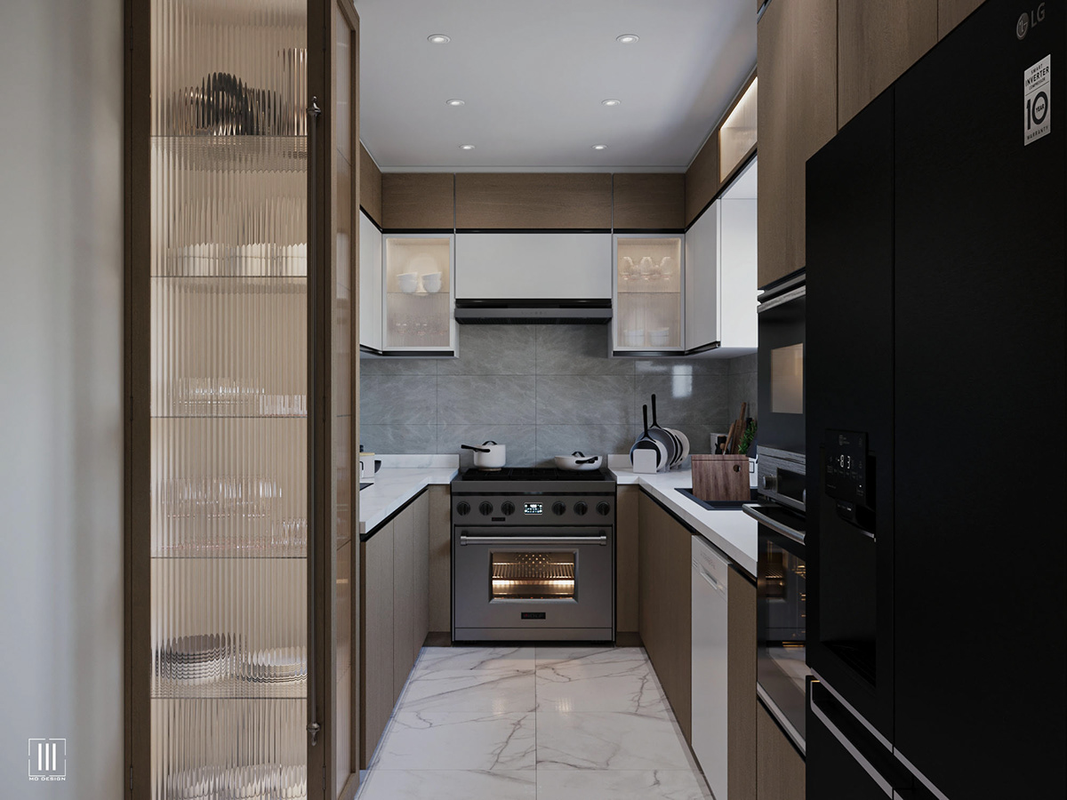 kitchen kitchen design kitchendesign kitchens visualization interior design  KITCHENWARE modern corona realistic