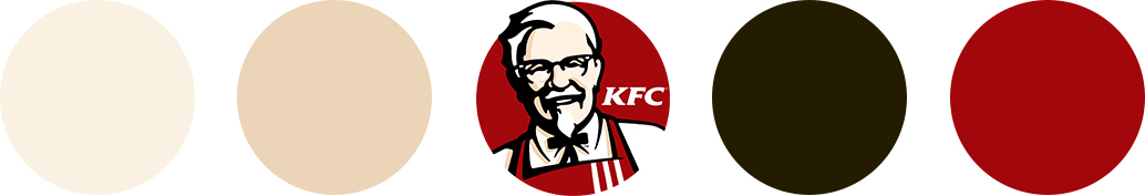 ILLUSTRATION  KFC hamburger burger fastfood chicken Drawing  Food  branding  image