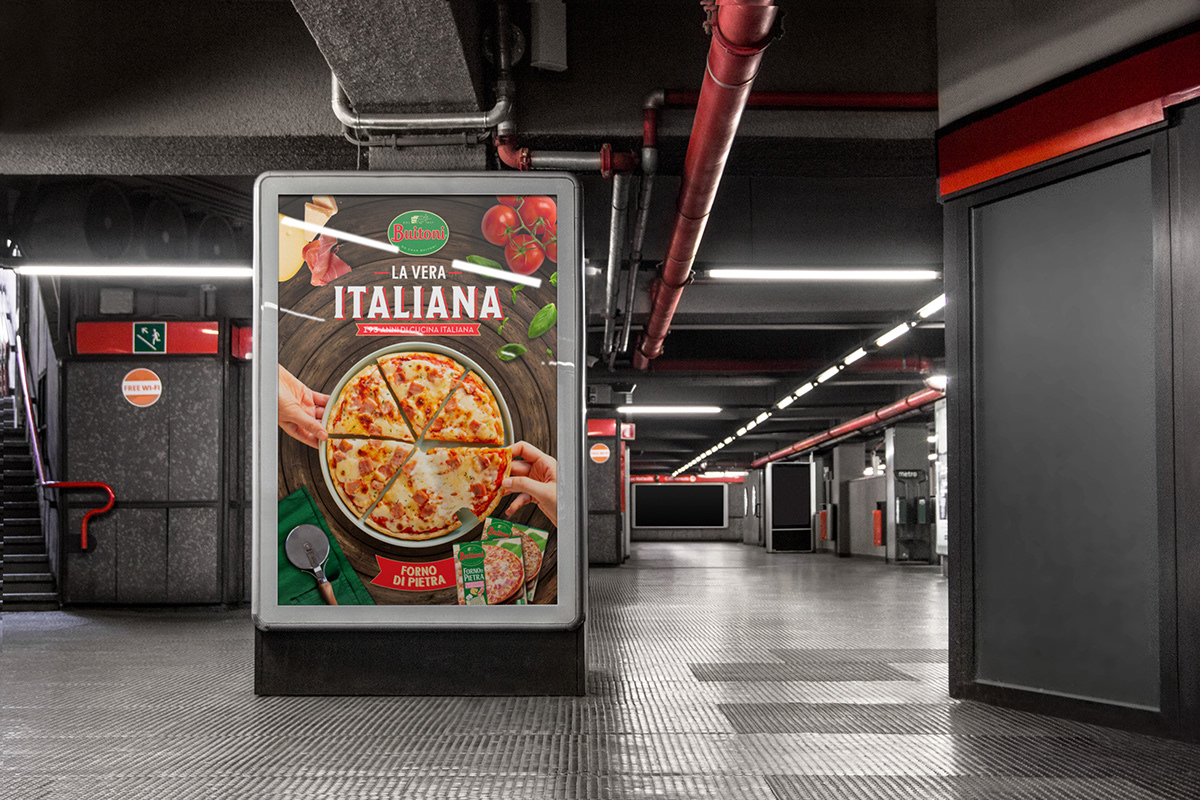 Advertising  buitoni graphic design  Italian food Pizza Propaganda publicidad publicidade