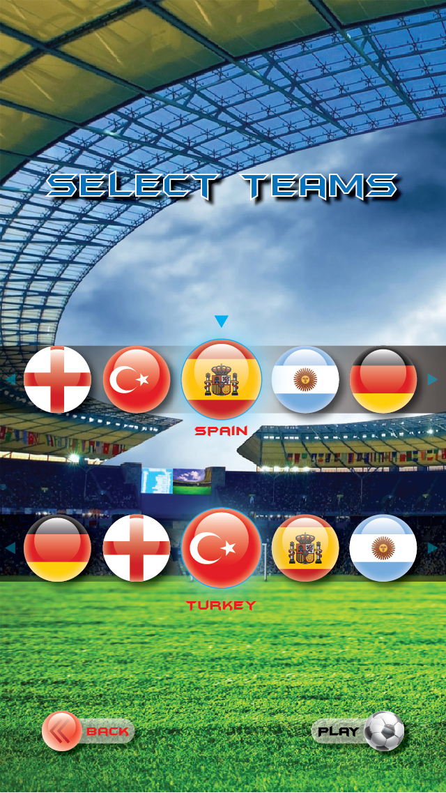 button soccer iPad game football menu UI ui design user interface design Game UI Desgin apple ipad