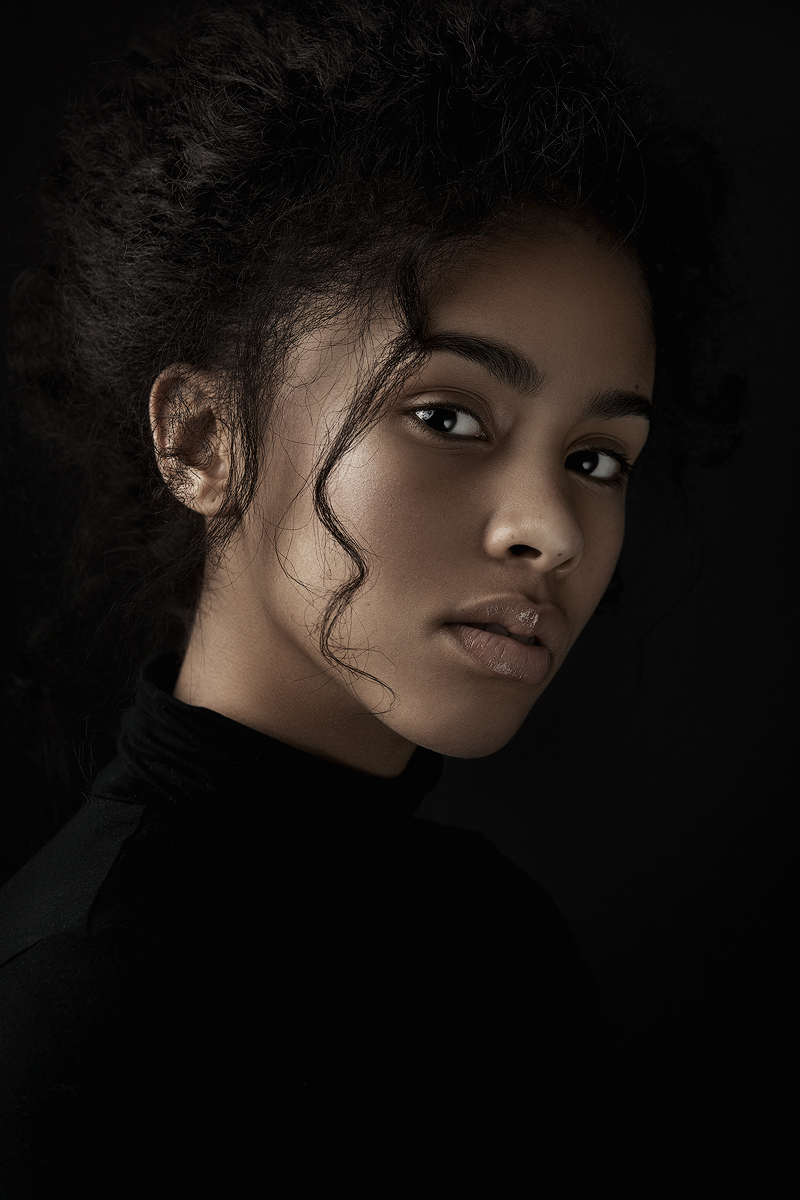 portrait beauty amateur face multiracial hispanic girl