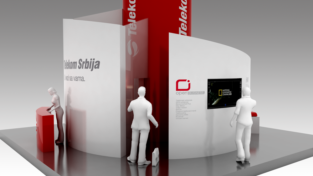 Telekom srbija expo booth
