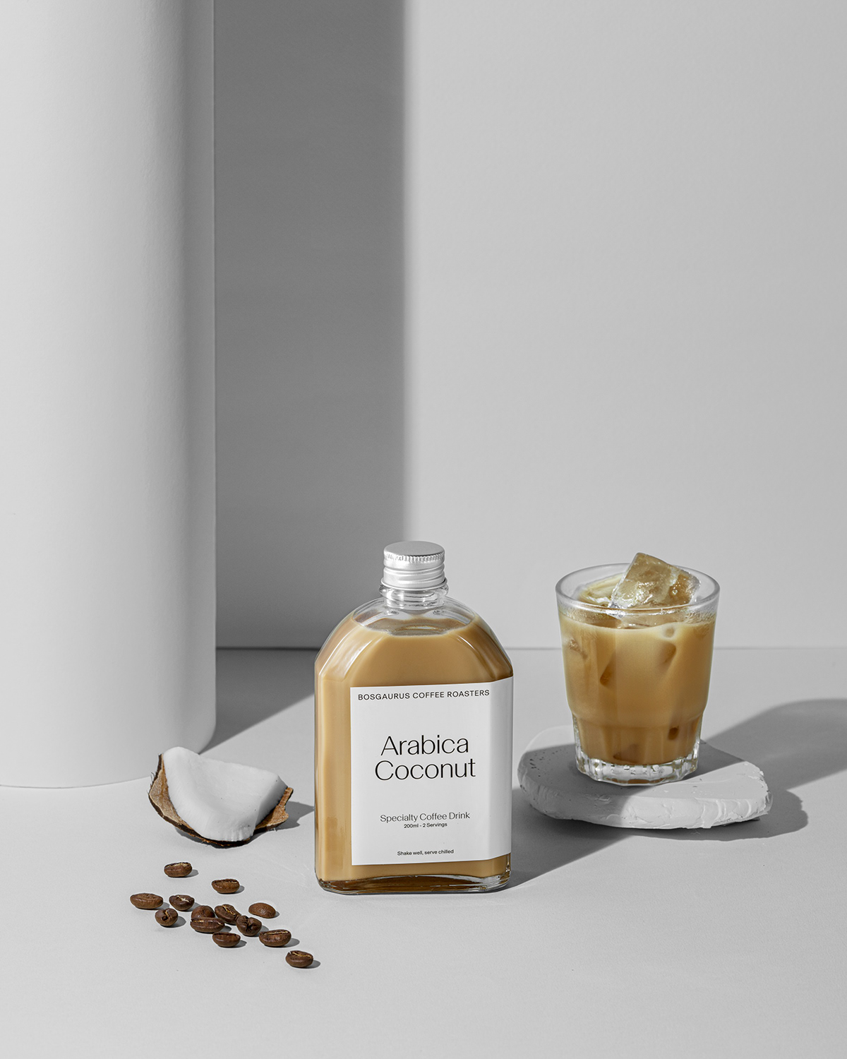 Bosgauruscoffee branding  Coffee conceptart hienta minimal minismconcept minismstudio productphotography productstylist