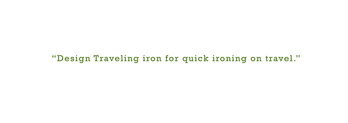 iron traveling