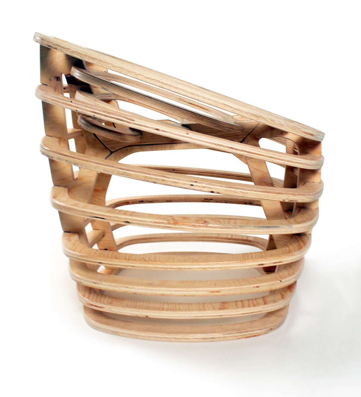 plywood concept chair wood cnc furniture mobiliario silla seat asiento madera triplay monterrey mexico