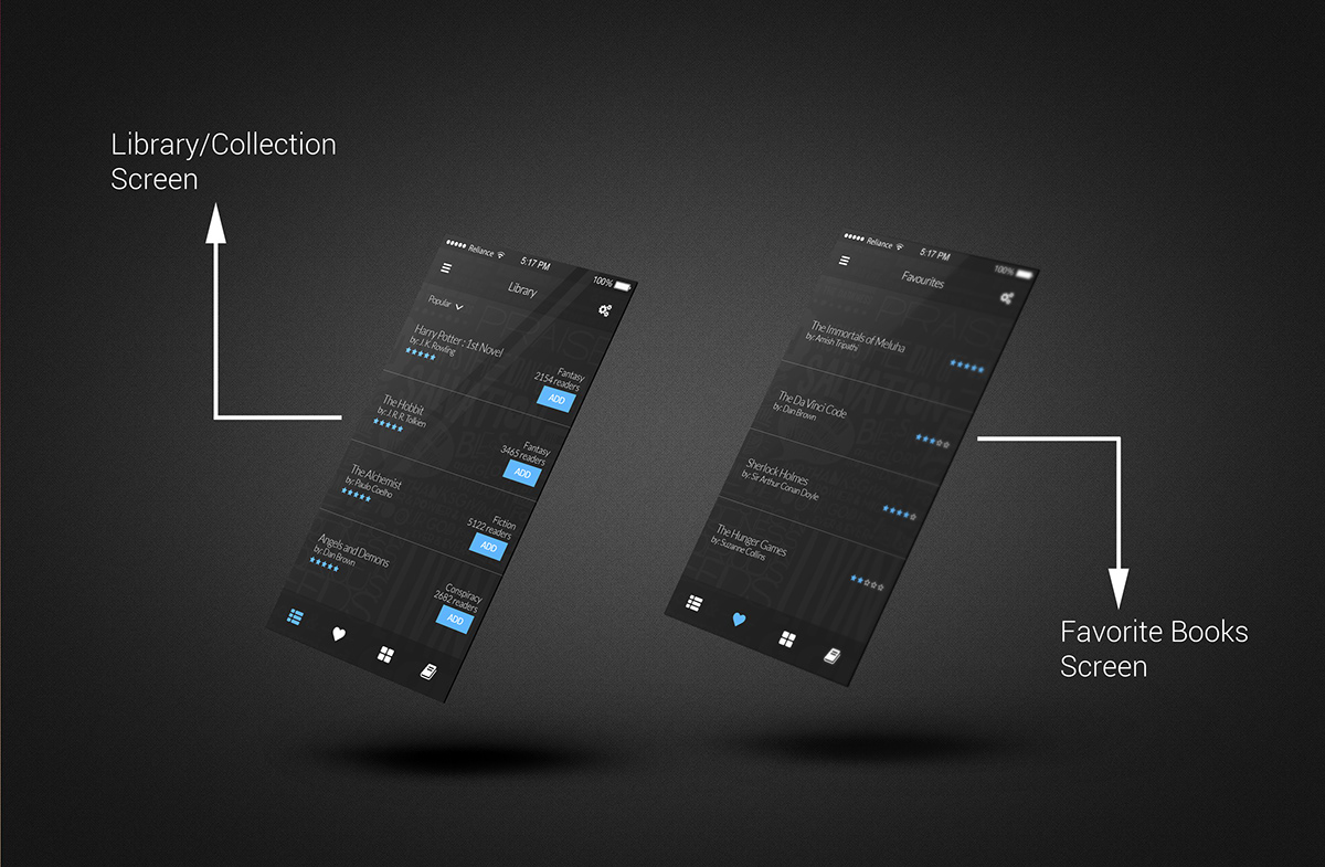 ebook eReader reader ebook app digital concept