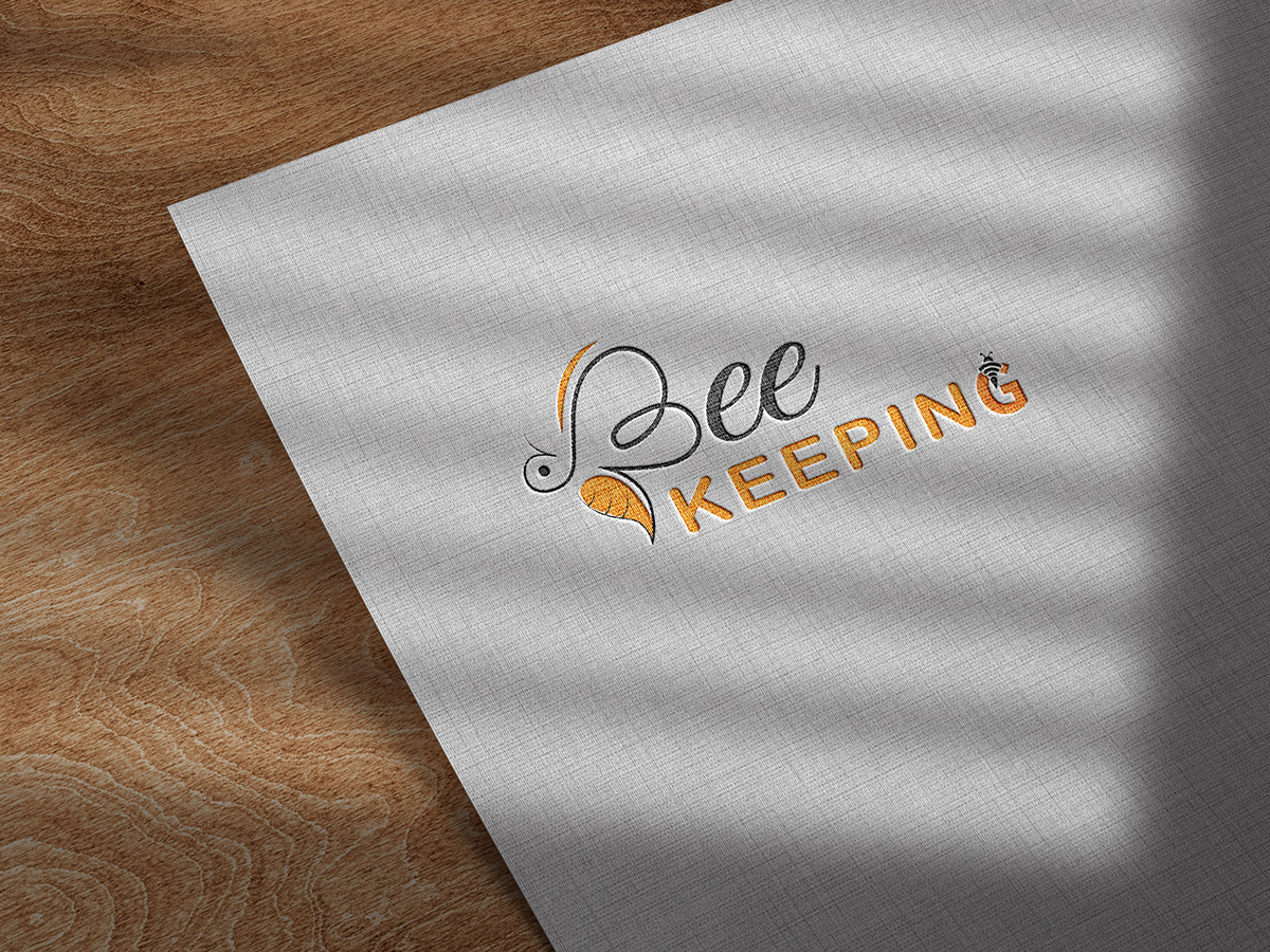 bee keeping logo design brand identity Logo Design Logotype vector logos bee