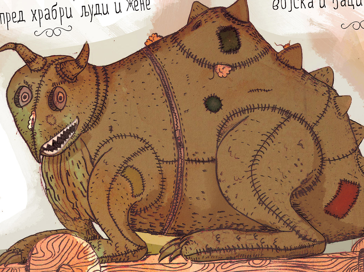 Fair monster book children Stundent project Cudoviste vasar