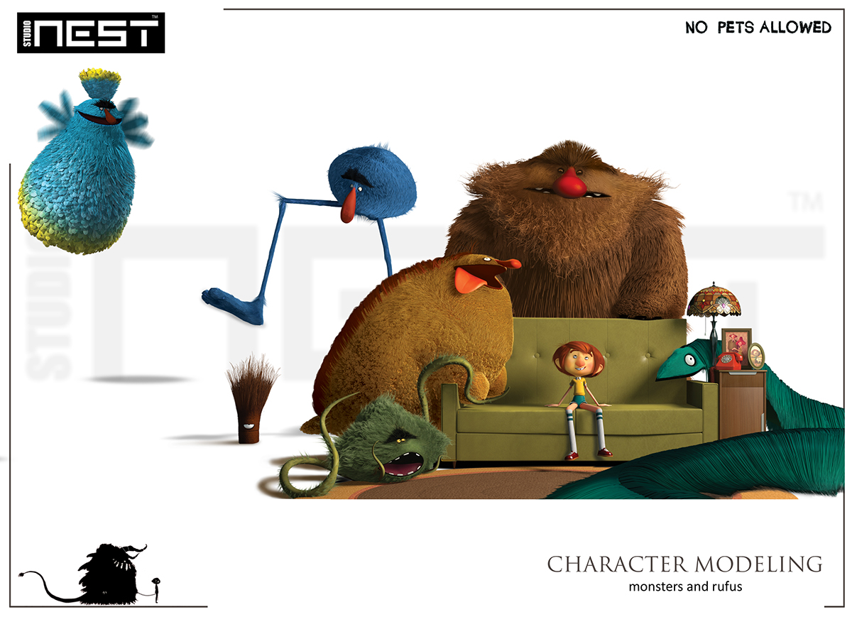 softimage  animation  Character Design  toon 3D CGI kid children Fun arnold