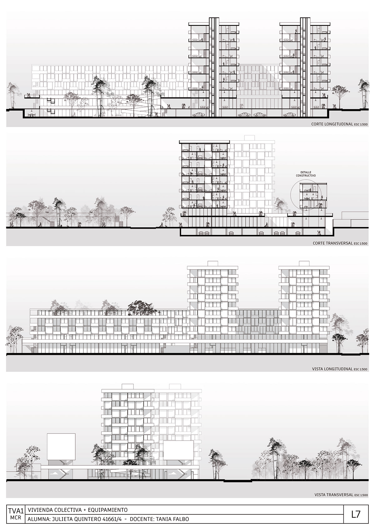 proyecto arquitectura diseño vivienda equipamiento ciudad architecture Render modern conjunto habitacional