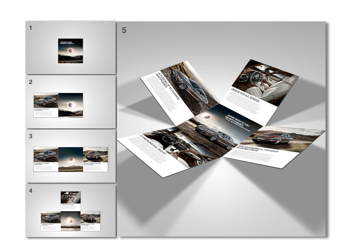 showroom BMW car print composing augmented reality digital Special Execution 6Series eclipse