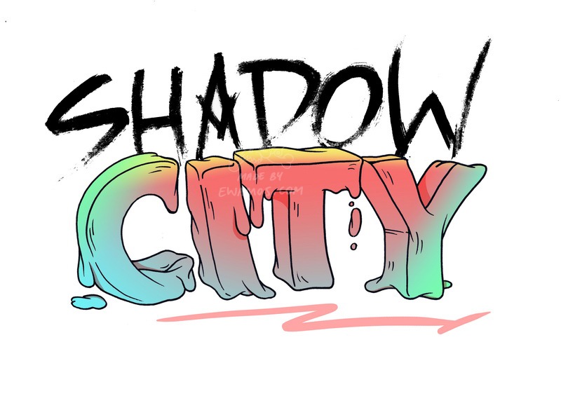 logo design brand draw shadow city shadow city
