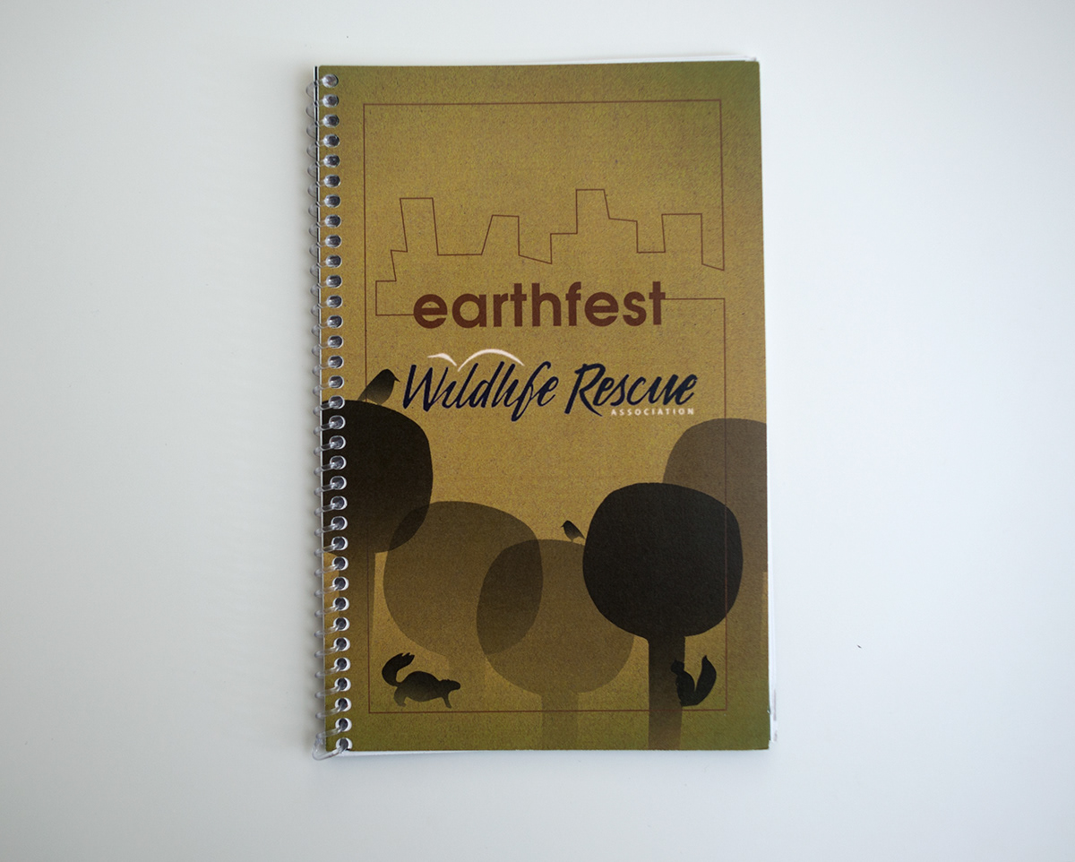 Wildlife Rescue Association brochure  earthfest   nature  informational