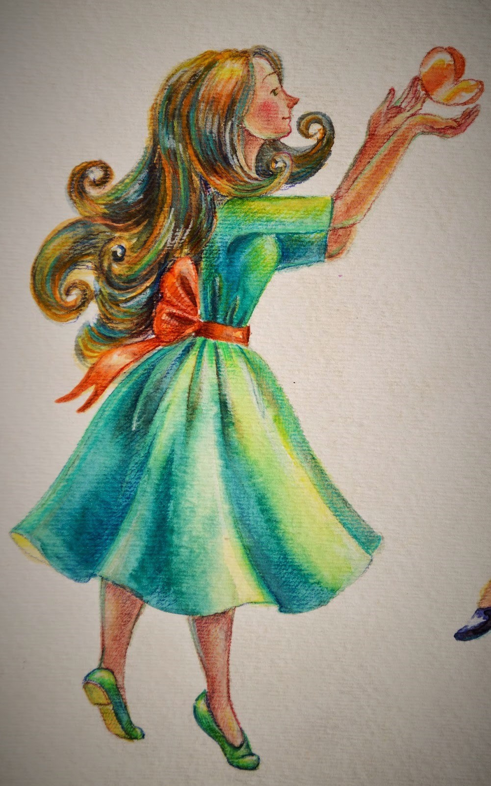 Adobe Portfolio water colors Color Pencils illustrations children characters Mix media