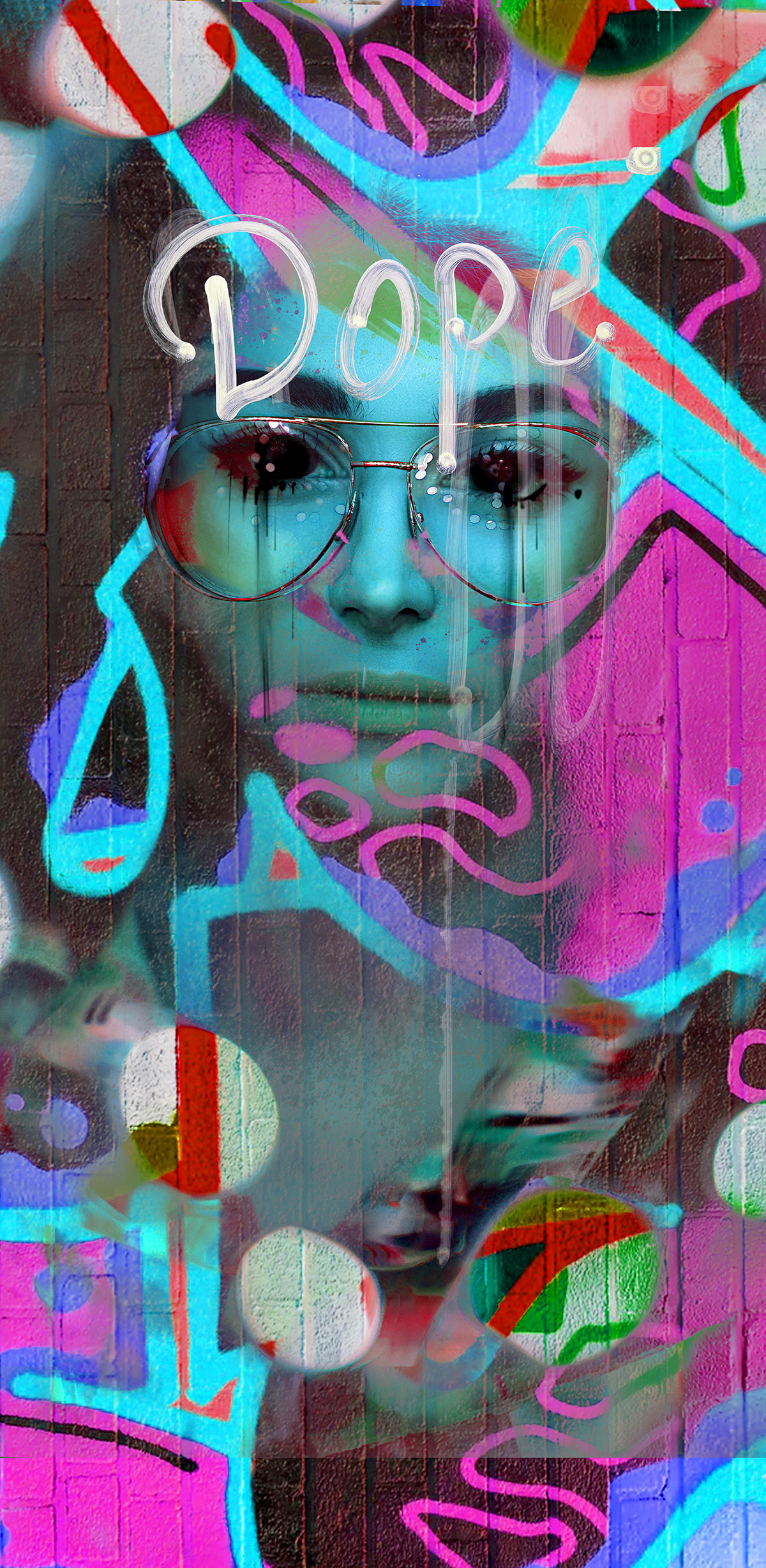 Adobe Photoshop edit editorial design  Fashion  Graffiti Layout Photo Manipulation  Photography  Poster Design print