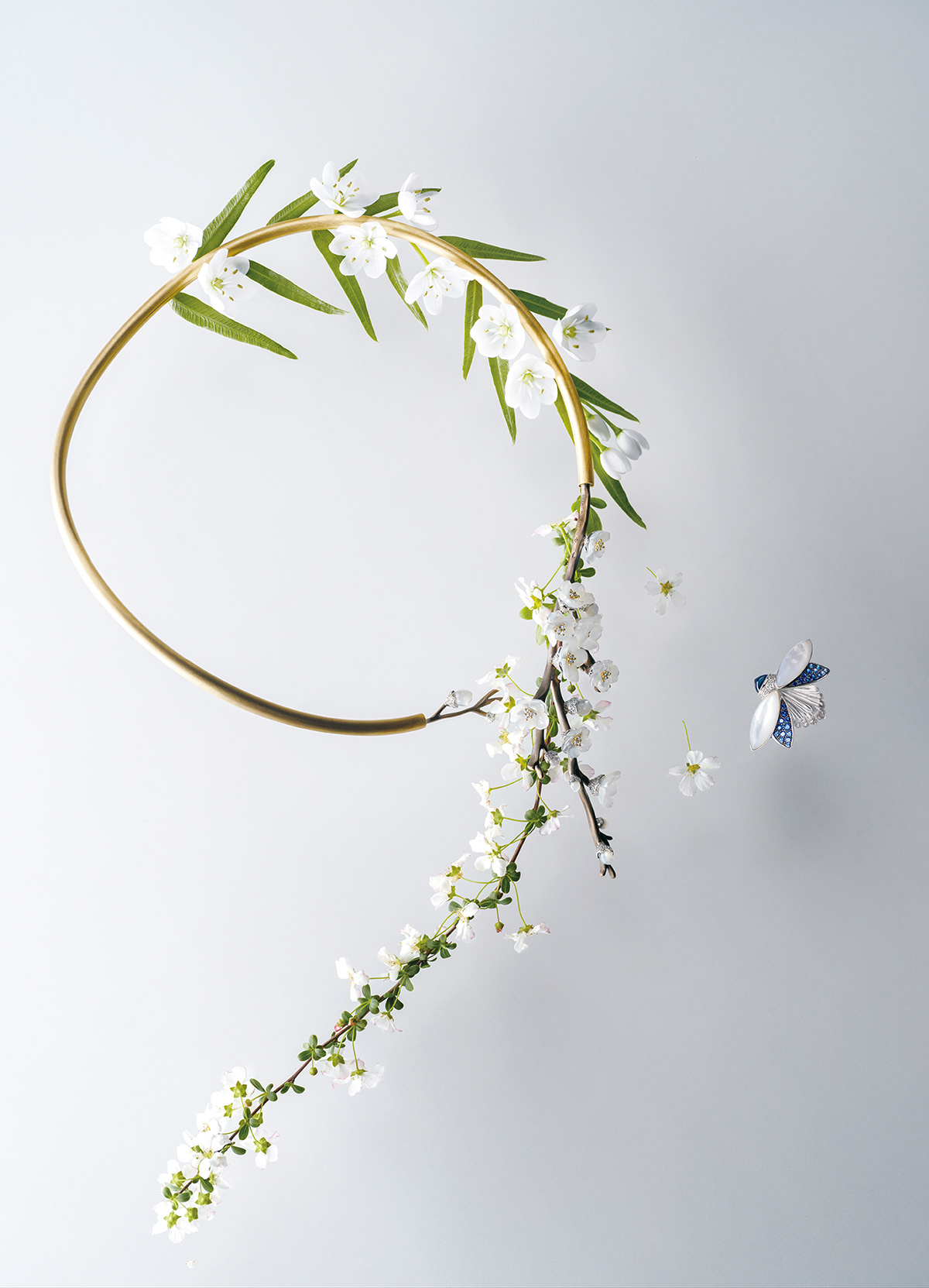 editorial Fashion  floral flower jewelry Photography  product shanghai stuffstudio watch