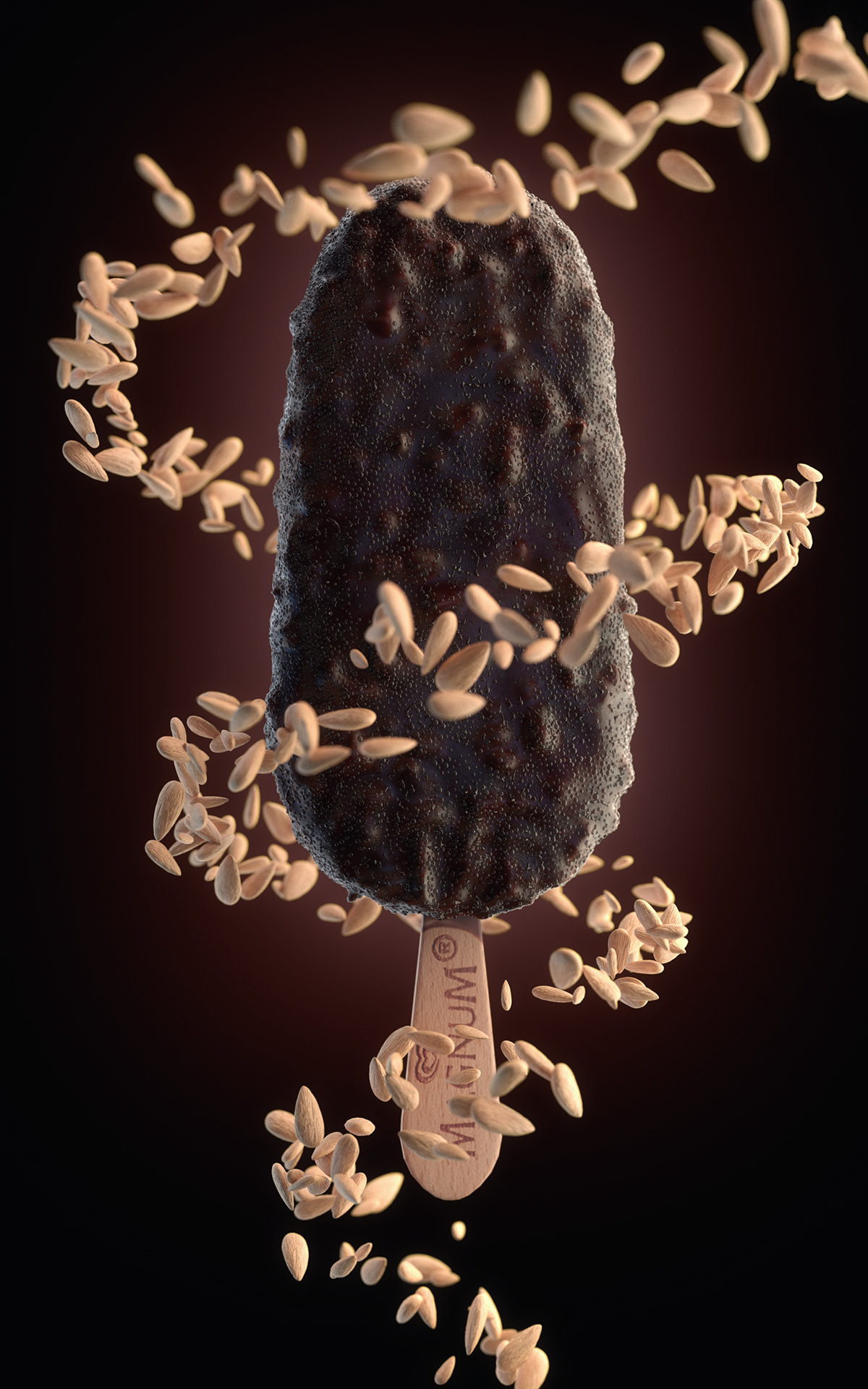 Autodesk CGI chaosgroup chocolate houdini ice magnum Maya sweat vray