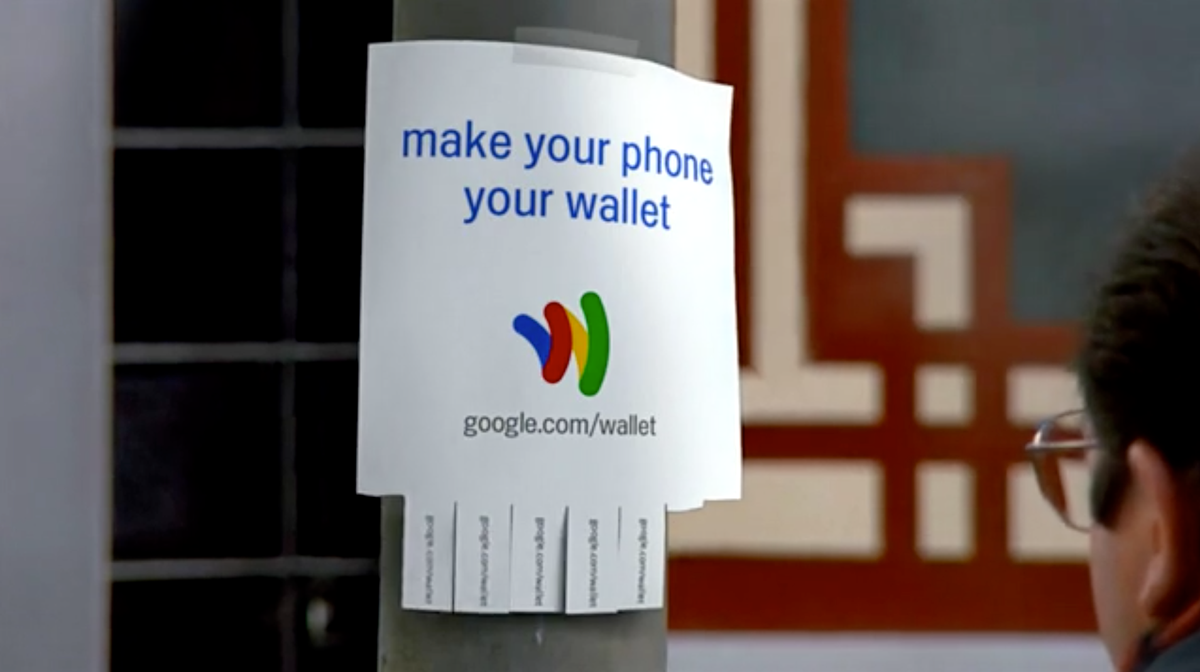 google Google Wallet projection mapping product launch Experiential Experience brand logo user interface ux