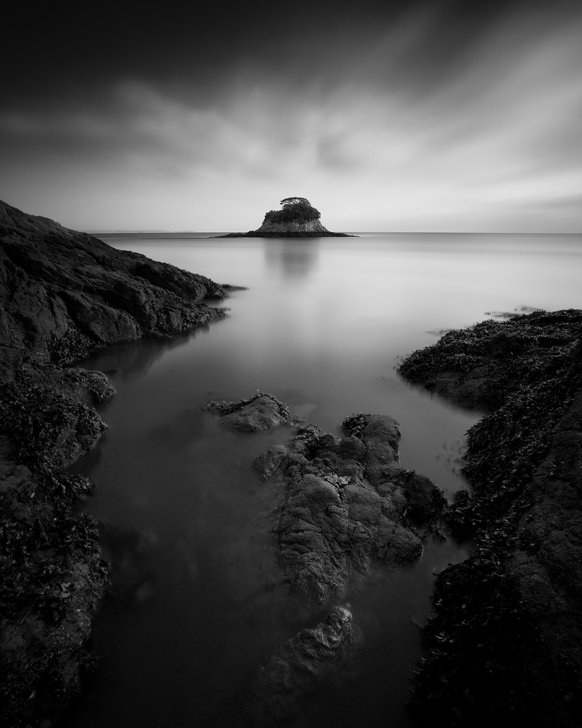 seascapes water long exposure black & white