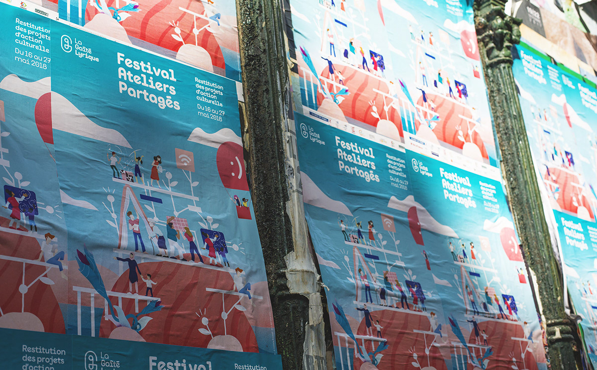 poster festival print Island Program Event