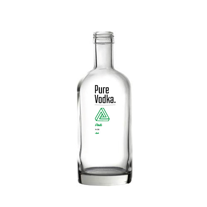 Vodka type shape triangle