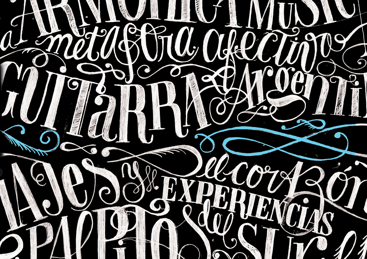 argentina tango Handlettering zafirologia taninoduo art musica buenosaires lettering