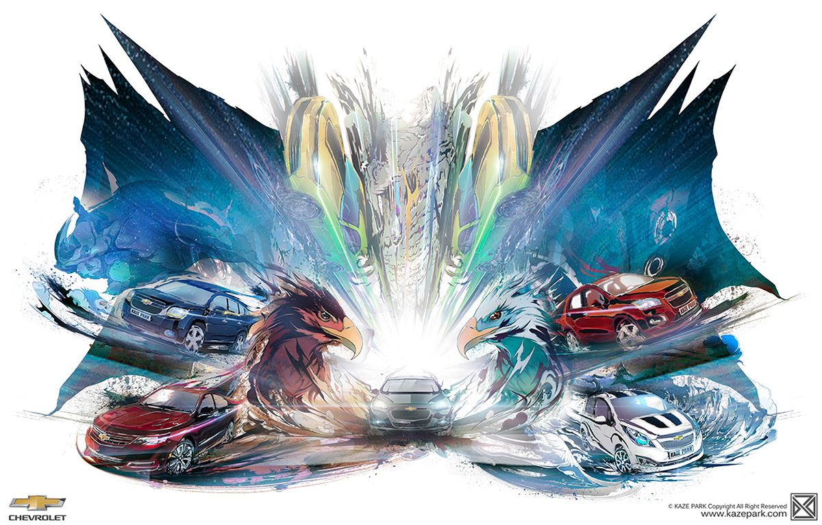 kazepark car car art car artist car artworks car brand Car Digital Imaging Car Illustrations Cars illustartion