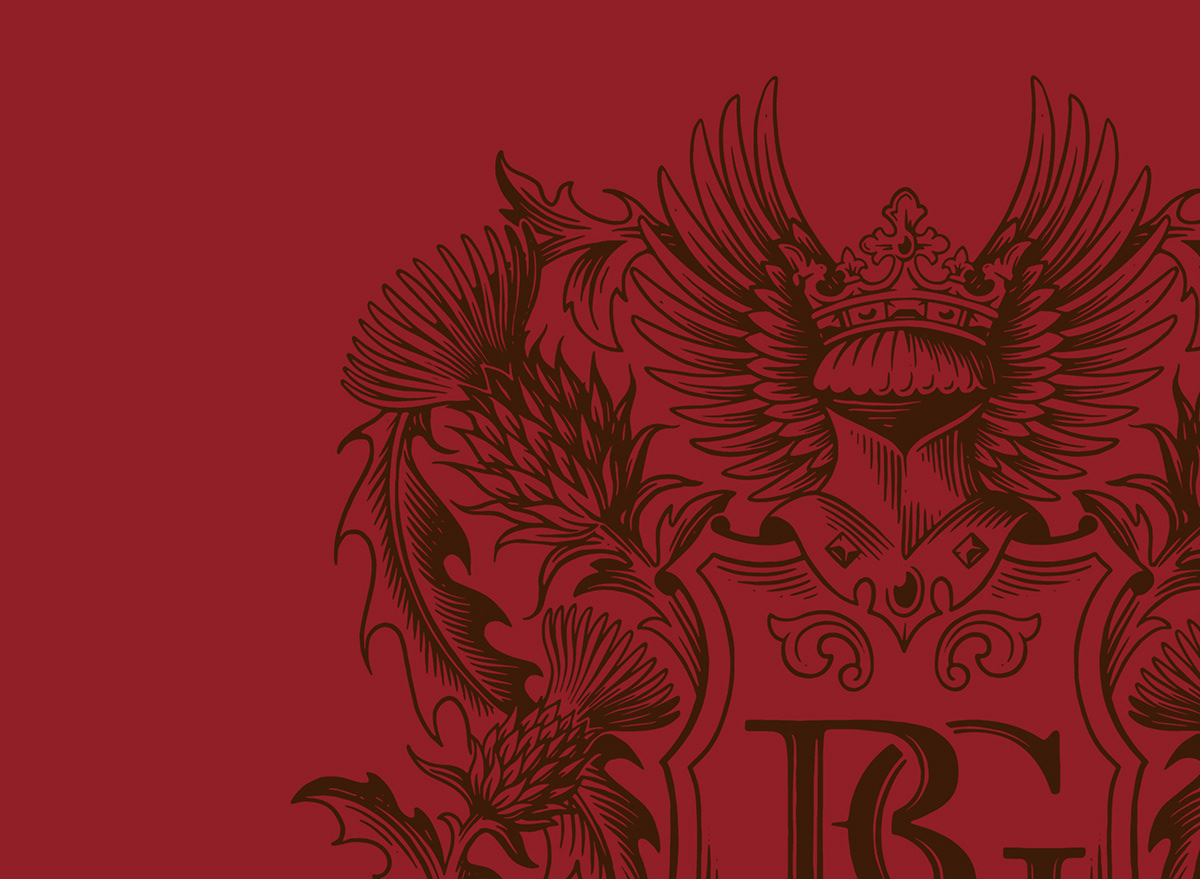 crest branding  heraldry logo ILLUSTRATION  engraving woodcut decoration monotype graphic design 