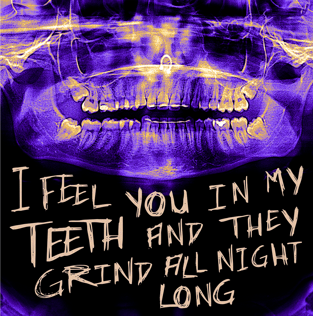 teeth xray typography   graphic design  gradient map dentist piercing anatomy