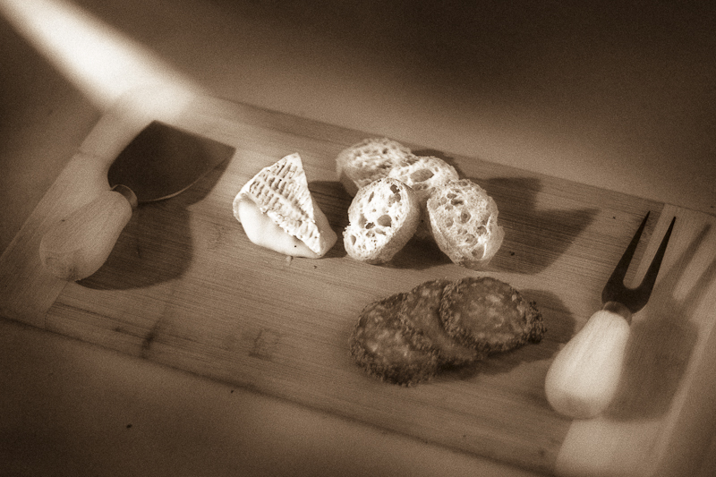 Cheese b&w le rustique aged mood lighting Food 
