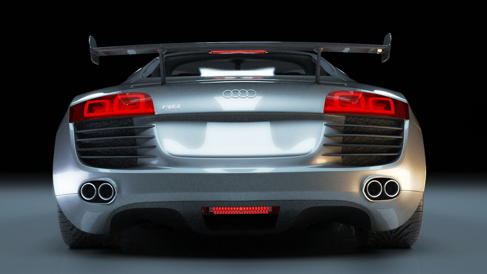 Audi R8 michele durazzi 3D rendering d-arkroom