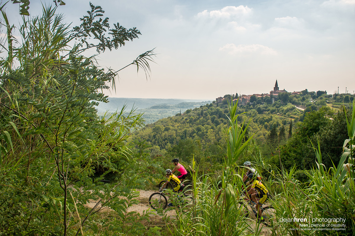 parenzana trekking running Bicycle route view Landscape istria istra Croatia tourist Board promo advert