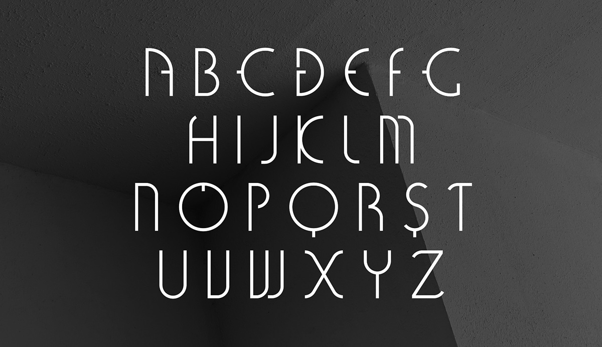 font sans serif modern minimal typography   Typographie FontLab vector Typeface Behance