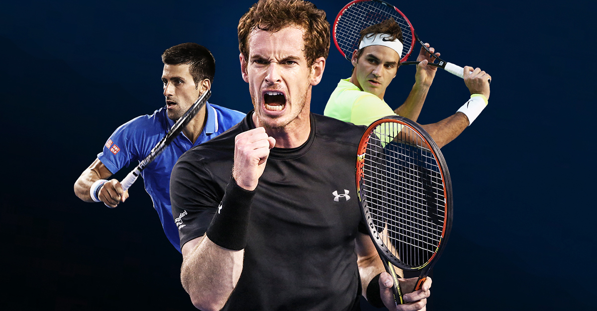 Eurosport andy murray Novak Djokovic roger federer