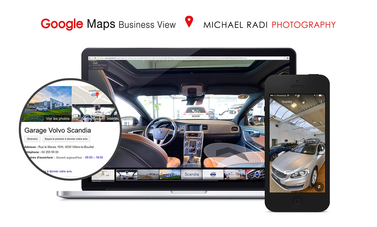 Volvo scandia Cars google maps business view Street