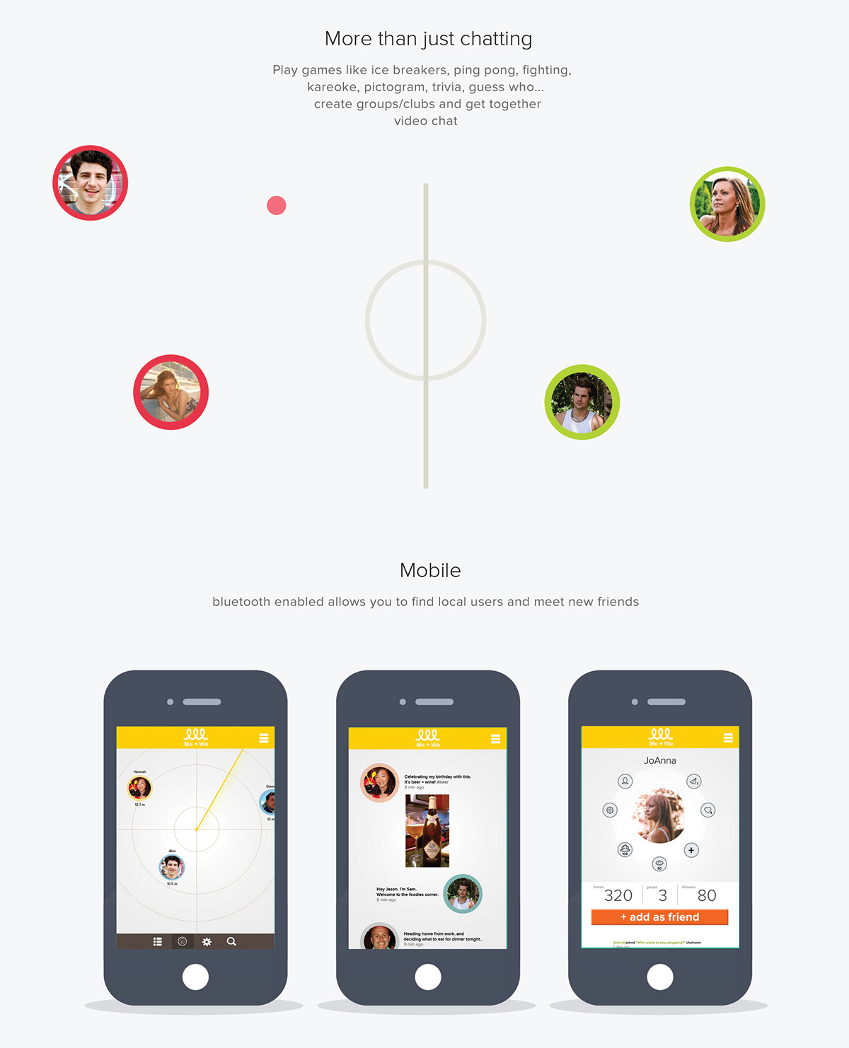 social Chat design Webdesign ux UI icons