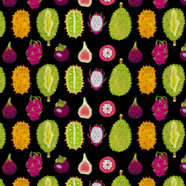 pattern Fruit wallpaper repeat