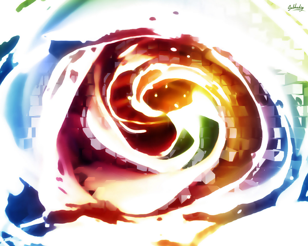 abstract rose crystal