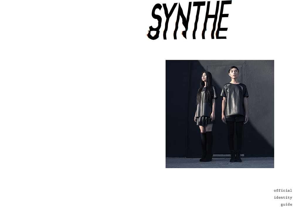 synthe identity cebu Clothing brand black minimal texture avant garde scanner Fold-out poster edgy androgynous experimental scanography
