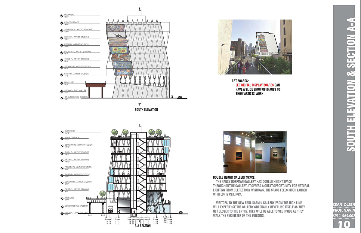 Artist Residence chelsea district rendering new york city nyc architecture high line park